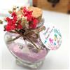 giftupstore bomboniere matrimonio, bottigliette vetro Candele in un barattolo di profumate battesimo,vasetti vetro anni ragazzo, comunione, cresima,piccolo regalo (gel bianco sabbia rosa, set da 100)