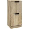 vidaXL Credenza Rovere Sonoma 30x30x70 cm in Legno Multistrato