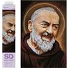 DIAMOND DOTZ Padre Pio - Kit per pittura a mosaico per adulti con strass e strass