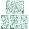 PATIKIL 1045 Pz Adesivi con Strass Acrilici, 4 Misure 3/4/5/6mm Strass Autoadesivi Pietre Decorative Gioielli Luccicanti per Nail Art Abbigliamento Artigianale Decorazione, Verde Scuro