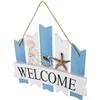 Ipetboom Cartello da Appendere per Ingresso Decorazione Mare con Tema Marittimo Placca Welcome in Materiale per Interni ed Esterni Giardino Bar