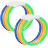 Generico 8 Pezzi Anello da Immersione per Giochi Acquatici Accessori per Allenamento Piscina per Misti Colore Casuale