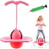 Hlayshing Pogo Palla di Salto per Bambini e Adulti, Pallone Salterino Balance, Pogo Ball con Maniglia, Giocattolo rimbalzante con Impugnatura, Giocattolo Sportivo per Interno & Esterno, Casa, Giardino