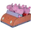 Simba Peppa Pig 4 Pezzi. Set Famiglia in Auto, Colore Rosa/Multicolore, 109261006