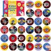 SCIONE 52 Pezzi Mini Spinner Ragno - Plastica Resistente, Giocattoli Sensoriali Silenziosi per Bambini- Regali per Borse Festa, Premi Scolastici, Regali di Compleanno, Antistress