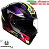 Agv K1 S Fastlap Black Purple Pink Casco Integrale Moto Taglia S 55 56 E2206
