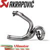 AKRAPOVIC Collettori Di Scarico Ducati Scrambler 800 2022 Akrapovic Moto Titanio