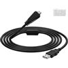 Lusgawer VMC-MD3 - Cavo USB per fotocamera, trasferimento dati e ricarica compatibile con fotocamere Sony Cyber-Shot DSC-HX/HX7/HX9/HX100/TX5/TX10/TX55/TX66/TX100/WX7/WX9/WX10/WX30/W350/W360/W380/W390/W55 70