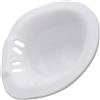 Generico Bidet Portatile in Plastica Ecologica Vasca Sitz Pieghevole, Sedile Curvo per Wc Standard, Utilizzabile per Donne Incinte e Post-Partum, Design Salvaspazio