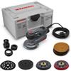 MENZER Levigatrice Rotorbitale ETS 125 5.0 (Levigatura Grossolana e Intermedia) incl. systainer³, 3 Plastrelli, Protezione Multi-Foro, Interface Pad, Dischi Abrasivi