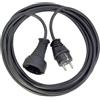 Brennenstuhl, classic, Prolunga in plastica di alta qualita 3m nero H05VV-F 3G1,5