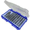 Faithfull FAISBSET61 61 Piece Screwdriver Bit Set including, slotted, Pozidriv, Phillips, Hex, Star (Torx), Tamperproof, Hex security and spanner drive. Plus 1/4in Magnetic Bit Adaptor