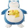 Pokémon Center Pokemon Originale Sleep Motchiri Snorlax & Pikachu Oyasumi Ver. Peluche Bambola