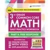 Argo Brothers 3rd Grade Common Core Math: Daily Practice Workbook - Part II: Free Response | 1000+ Practice Questions and Video Explanations | Argo Brothers