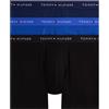 Tommy Hilfiger Uomo Slip Boxer Confezione da 3 con Fascia con Logo, Multicolore (Nob Blu/PRP Nvy/Blk), XL