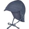 Sterntaler Cappello da Bambino con Fascia in Mussola, Cappello da Sole, Bianco, 49