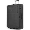 REDOLZ trolley grande check‑in espandibile L | valigia morbida con 2 ruote e serratura TSA | 78 × 47 × 28 cm leggera 3,4 kg per donna e uomo - Essentials 12