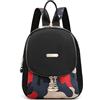 DIRRONA Zaino Donna - Mini Zaino Monospalla Leggero E Impermeabile, Borsa Petto Convertibile 3-in-1 Multitasche Per Viaggio E Quotidiano Multicolore Astratto