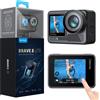 AKASO Brave 8 Lite Action Cam 4K60FPS 20MP WiFi Fotocamera Subacquea con Doppio