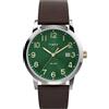 TIMEX (Timex) Orologio Timex TW2Y676009J Uomo Main Street 38mm - Cinturino Marrone Quadrant...