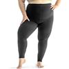 SOLIDEA Leggings Compressione Graduata Donna Be You Tonic Curvy Micromassaggiante Compressione Graduata 15/21 mmHg Guaina Modellante Donna, Leggings Anticellulite (Nero, 46)