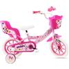 disney Bicicletta 12 Pollici Minnie, Bici Per Bambine 2-4 Anni