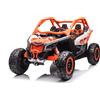 GIODICART Auto Elettrica Biposto Can-Am Maverick con 4 Motori e Telecomando, Arancione