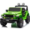 GIODICART Jeep Wrangler Rubicon Auto Elettrica, Licenza Ufficiale, Telecomando e Luci LED, Verde