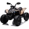 GIODICART Can-Am Quad Renegade ATV Elettrico, Licenza Ufficiale con Sospensioni e Luci LED, Khaki