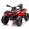 GIODICART Auto Elettrica per Bambini 12V Can-Am Outlander 2 Motori, Rosso