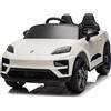 GIODICART Porsche Macan Turbo EV Auto Elettrica per Bambini, Licenza Ufficiale, Bianca