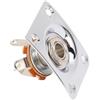 Generic Accessorio per Chitarra Elettrica con Piastra di Uscita di Output di Chitarra (Cromo)