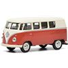 Schuco 452017100 VW T1 Bus, beige 1:64 452017100-VW Modellino auto, Rosso, Crema
