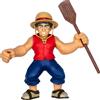 Heroes of Goo Jit Zu One Piece Rufy - Action figure elastica da collezione, età 4+, 17,8 cm, con accessori