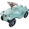 Big Bobby Car Classic Green Sea - Auto antiscivolo a partire da 1 anno in su, con volante di sicurezza grigio e clacson, per bambini da 1 a 5 anni (fino a 50 kg), salvia con adesivi