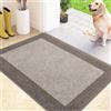 FCSDETAIL Zerbino Interno 50 x 80 cm, Tappetino Antiscivolo e Lavabile in Lavatrice, Tappetino d'Ingresso Assorbenti per Cane, Ingresso, Porta, Corridoio