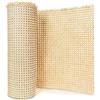 HEBEOT Rotolo di rete in rattan, 60 cm x 200 cm, tessuto naturale, per riparazione di sedie, mobili, restauri, porte, schermi, fai da te, decorazione domestica, colore legno