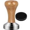 hicoosee Tamper di Caffè, hicoosee 58mm Manomissione della Macchina Manomissione Espresso in Acciaio Inossidabile per Macchina da Caffè