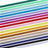 CRAFTYMELODY Cavo elastico piatto in poliestere 18 m 18 colori Nastro elastico pieghevole ed estensibile Larghezza 6mm Accessori per Abbigliamento Nastro colorato