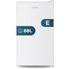 HYUNDAI Frigorifero bianco, 1 anta, HR84500E, capacità 88 litri, ciclica, basso livello sonoro, porta reversibile, apertura tipo maniglia, classe energetica E