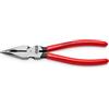 KNIPEX Pinza universale con testa a punta rivestiti in resina sintetica 185 mm, 08 21 185