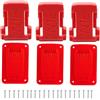 HEIBTENY Kit di utensili da 18 V e portapacchi, con viti, per batterie da 1,0 Ah a 12 Ah, compresi i modelli 48-11-1811 1815 1862 1865 1880 per organizzare attrezzi da officina (3 set)