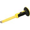 Kotarbau® - Scalpello da muratore con protezione per le mani, 250 x 18 mm, piatto