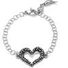 Giovanni Raspini / Cuori e Monete / bracciale cuore 19 cm / argento - 9549