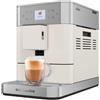 KitchenAid Macchina da caffè espresso automatica - KF6-15 ricette, montalatte automatico, 4 profili utente, design in metallo, silenziosa e veloce - Bianco