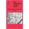 Birmingham and District 1910 (Map) Old O.S. One Inch Maps