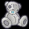Tatty Teddy Sitting Sew On Patch Book NUOVO