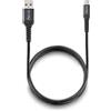NGS KNOT-AC - Cavo USB-A a USB-C 1 Metro, Ricarica Rapida e Trasferimento Dati 480 Bps, Intrecciato Rinforzato con Connettori in Alluminio - Alta Resistenza e Lunga Durata