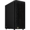 ASUS ProArt PA401 WOOD METAL, Case Gaming ATX in Metallo e Pannello Frontale in Legno, Ventola Posteriore da 120 mm e 2 Ventole Frontali con PWM da 160 mm, Hub per Ventole Integrato, Nero
