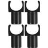 KJHBV Set da 4 Blocchi di Supporto per Sedia a Rotelle Guida a U in Plastica per Tubi da 2,2 Cm, Accessori per Sedili Scorrevoli, Migliorano Comfort e Stabilità per Uso Quotidiano